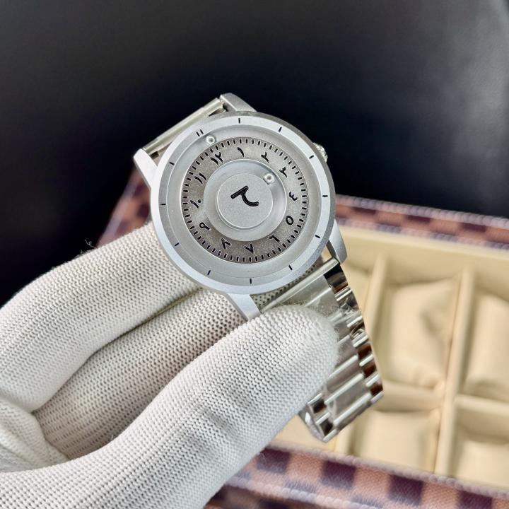 SABR MAGNETIC LUNA WATCH (SILVER)