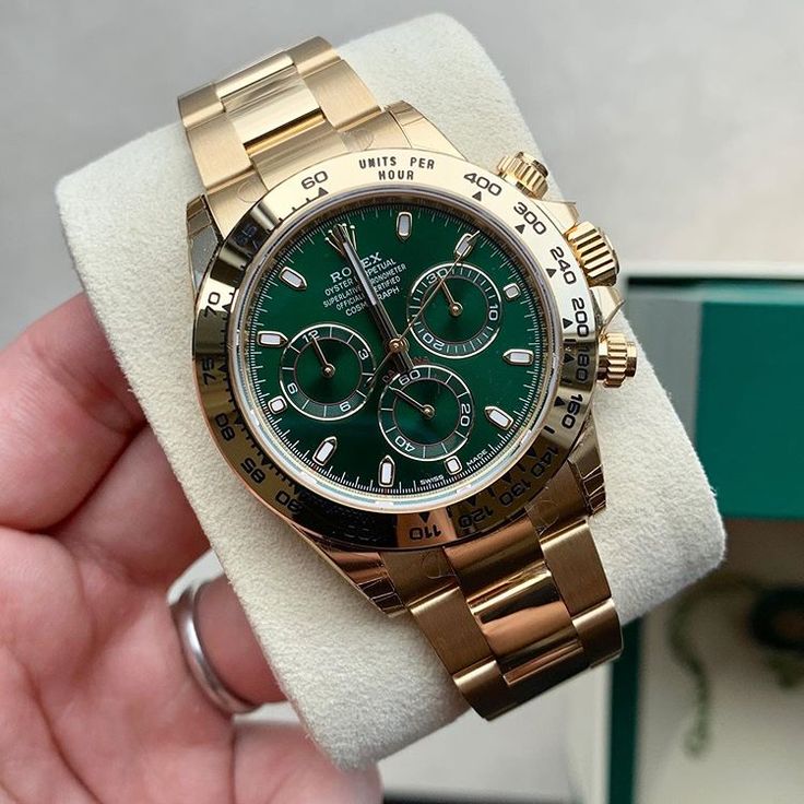 ROLEX DAYTONA GREEN GOLD (AUTOMATIC)