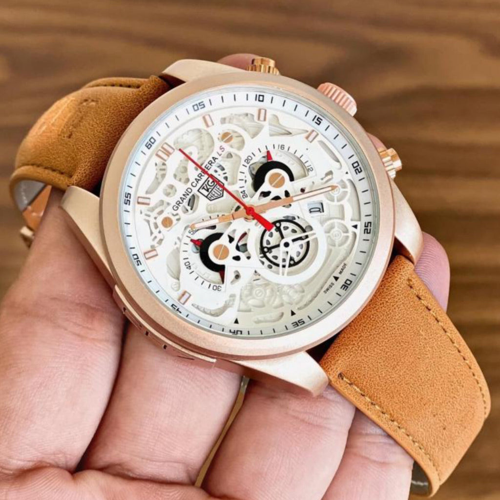 TAG HEUER CR7 DIAGNO BROWN CHRONOGRAPH WATCH