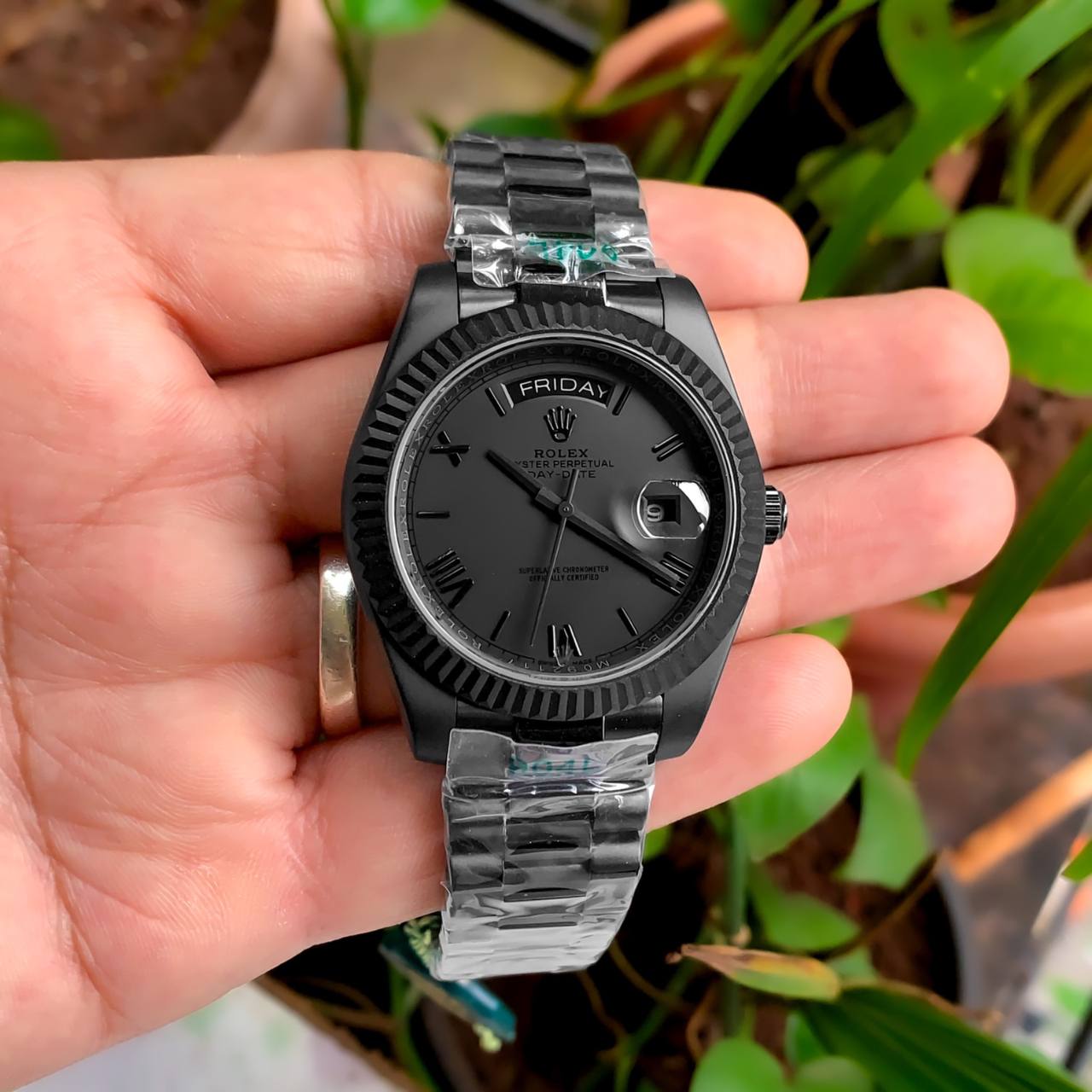 ROLEX DAY DATE FULL BLACK (AUTOMATIC)